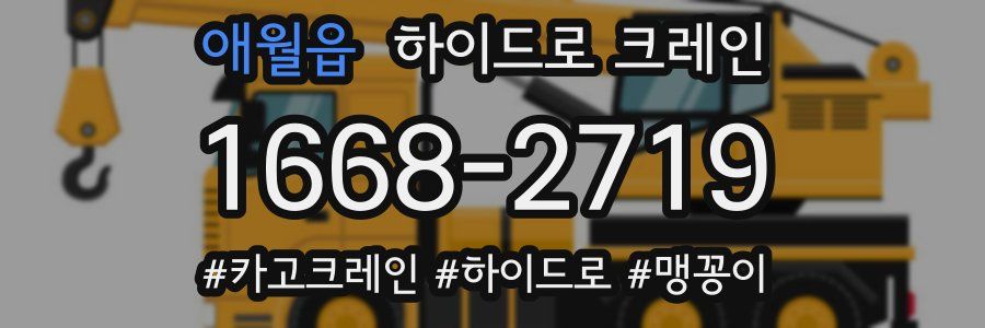 애월읍 하이드로 크레인