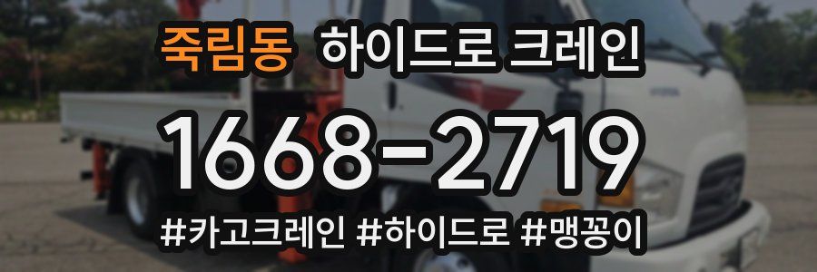 죽림동 하이드로 크레인