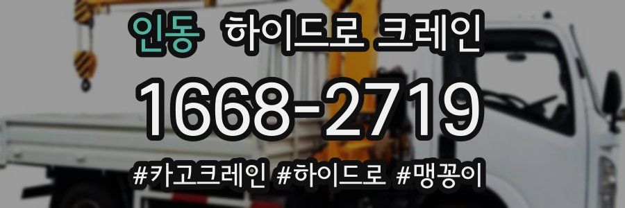 인동 하이드로 크레인