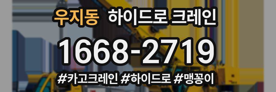 우지동 하이드로 크레인