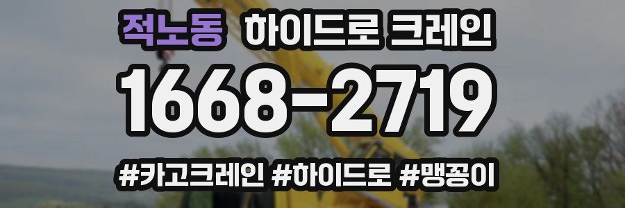 적노동 하이드로 크레인