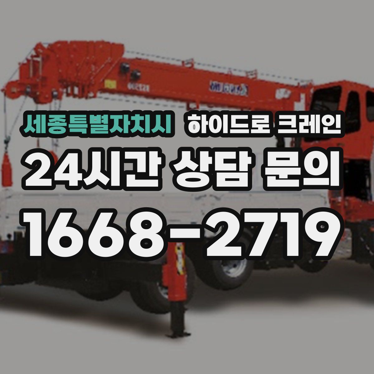 세종특별자치시 하이드로 크레인