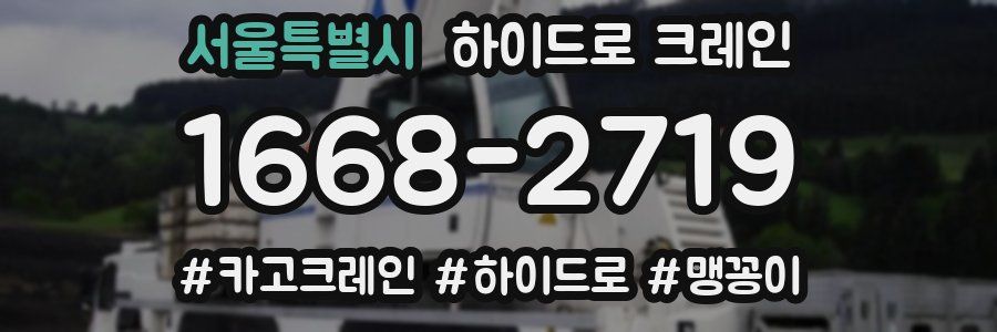 서울특별시 하이드로 크레인