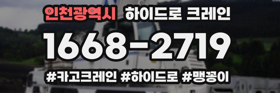 인천광역시 하이드로 크레인