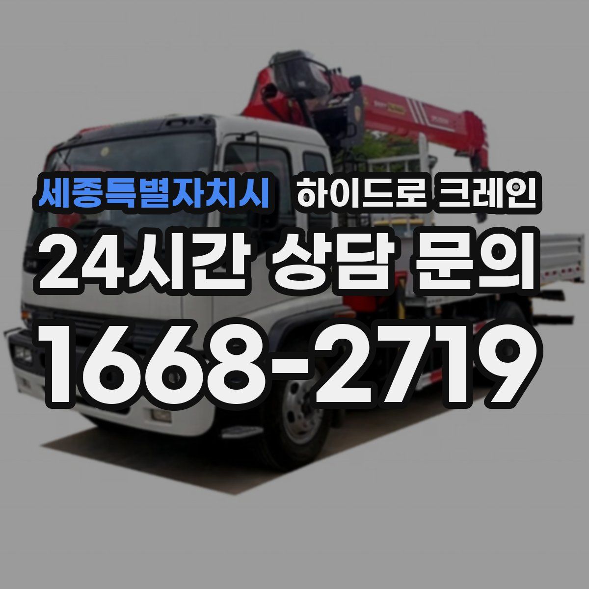 세종특별자치시 하이드로 크레인