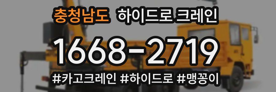 충청남도 하이드로 크레인