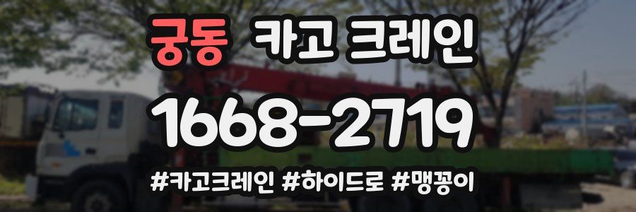 궁동 크레인 작업