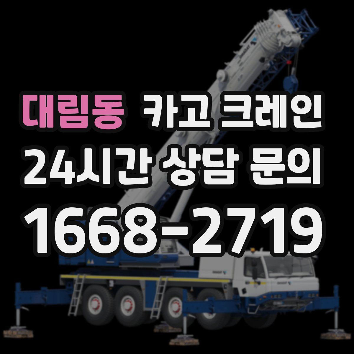 대림동 카고 크레인