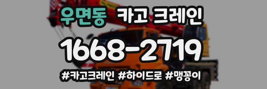 우면동 크레인 작업