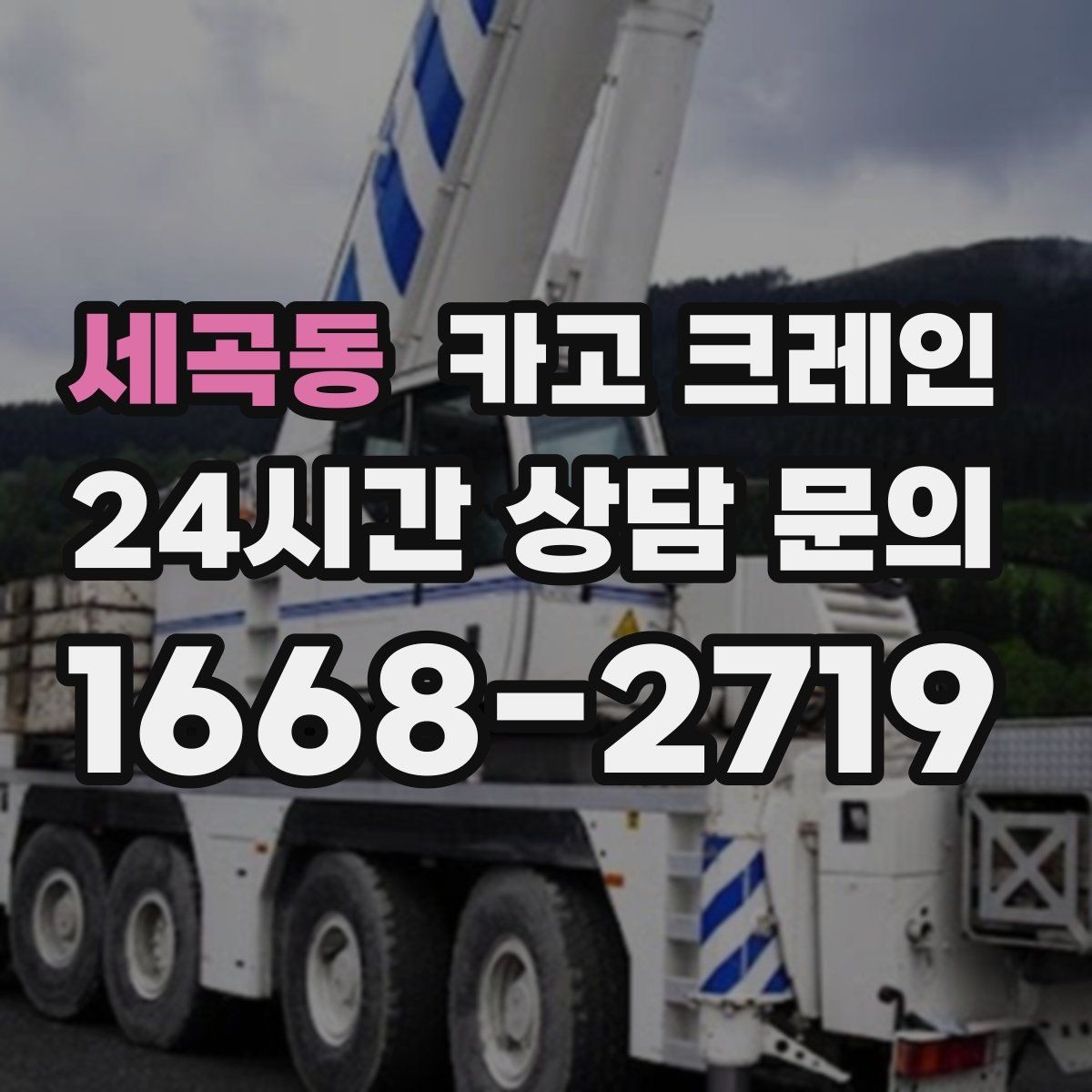 세곡동 카고 크레인 목표 위치 미세 조정이 필요한 작업