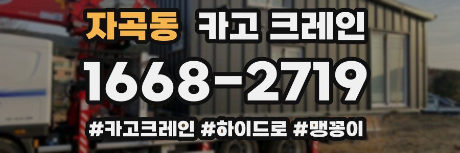 자곡동 크레인 작업