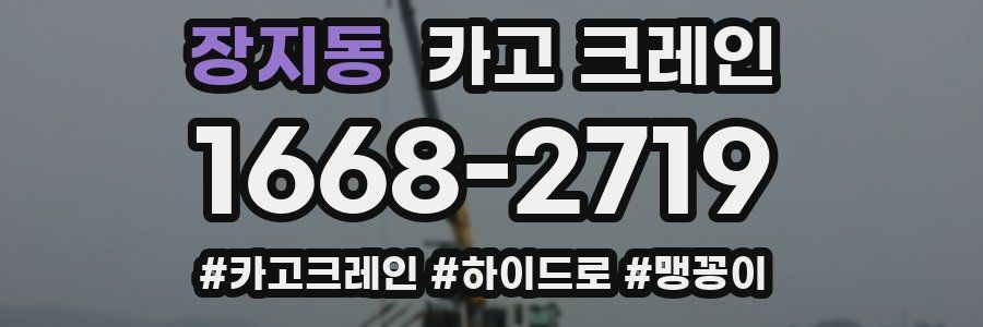 장지동 크레인 작업