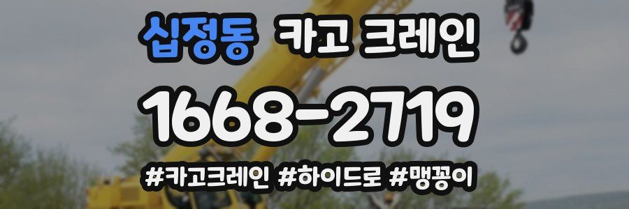 십정동 크레인 작업