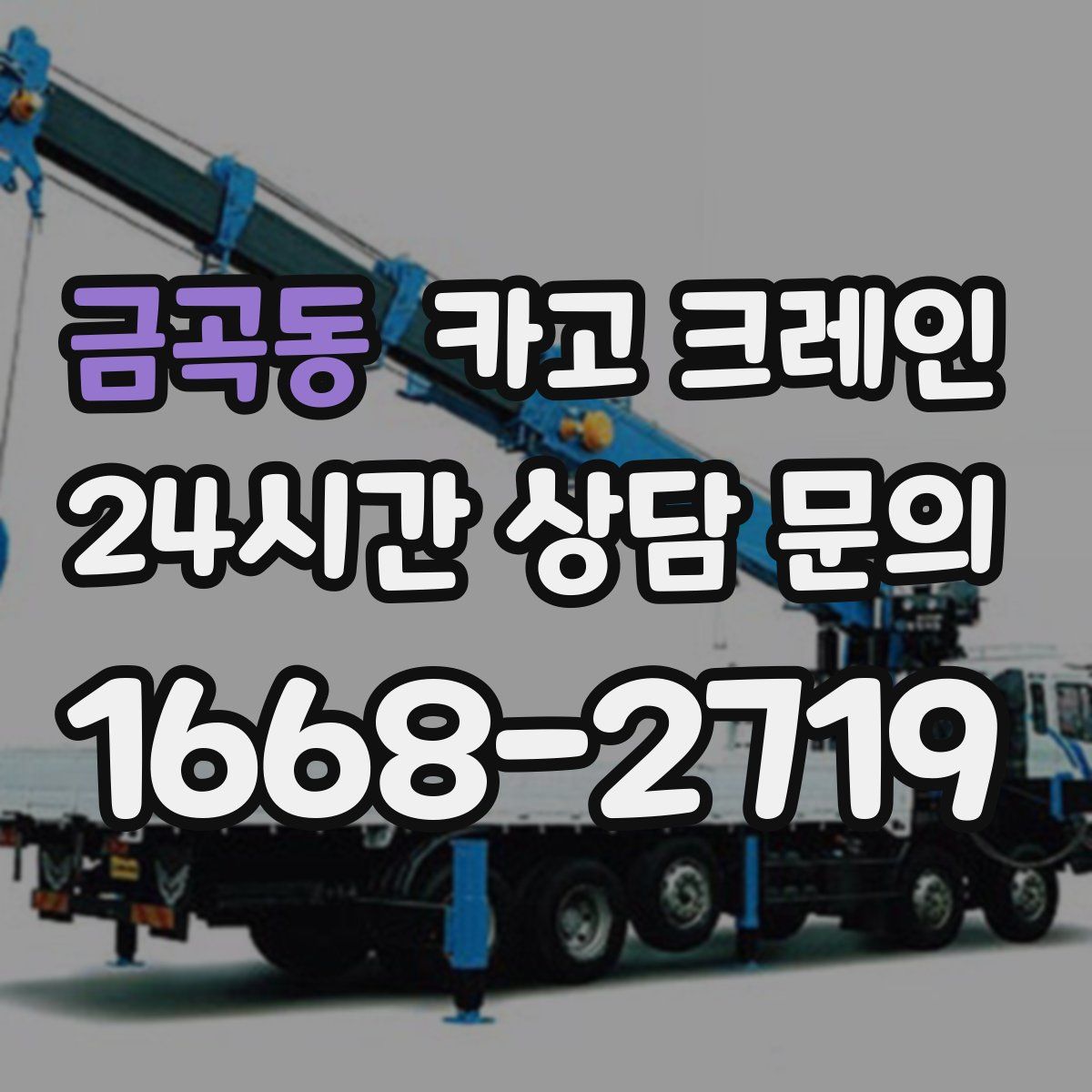 금곡동 카고 크레인