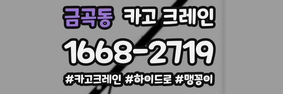 금곡동 크레인 작업