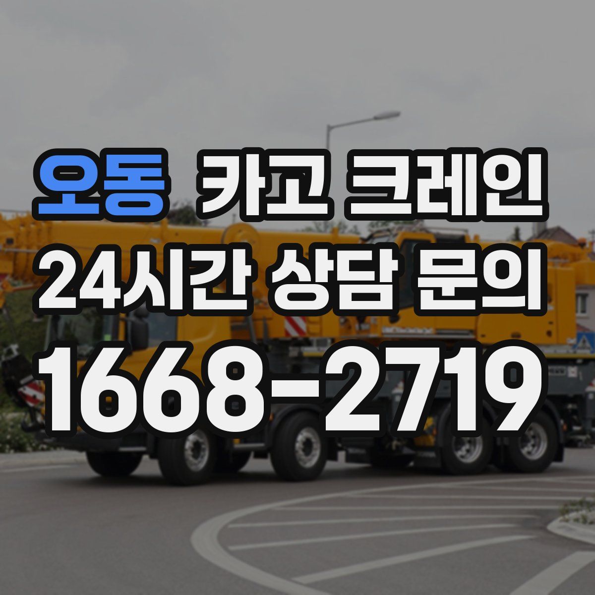 오동 카고 크레인