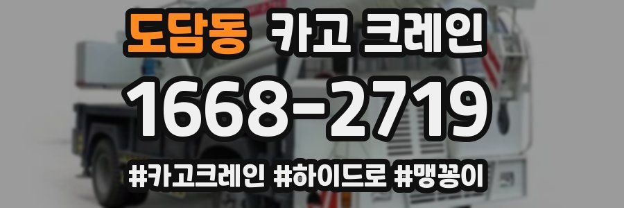 도담동 크레인 작업