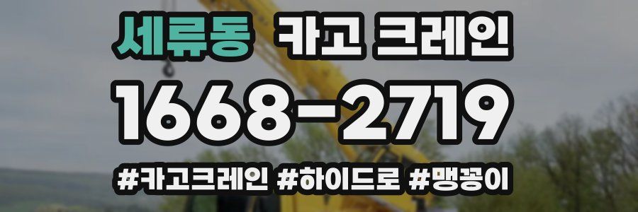 세류동 크레인 작업