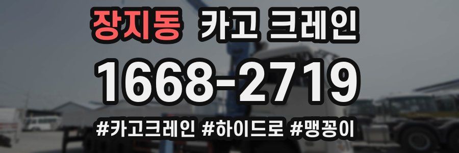 장지동 크레인 작업