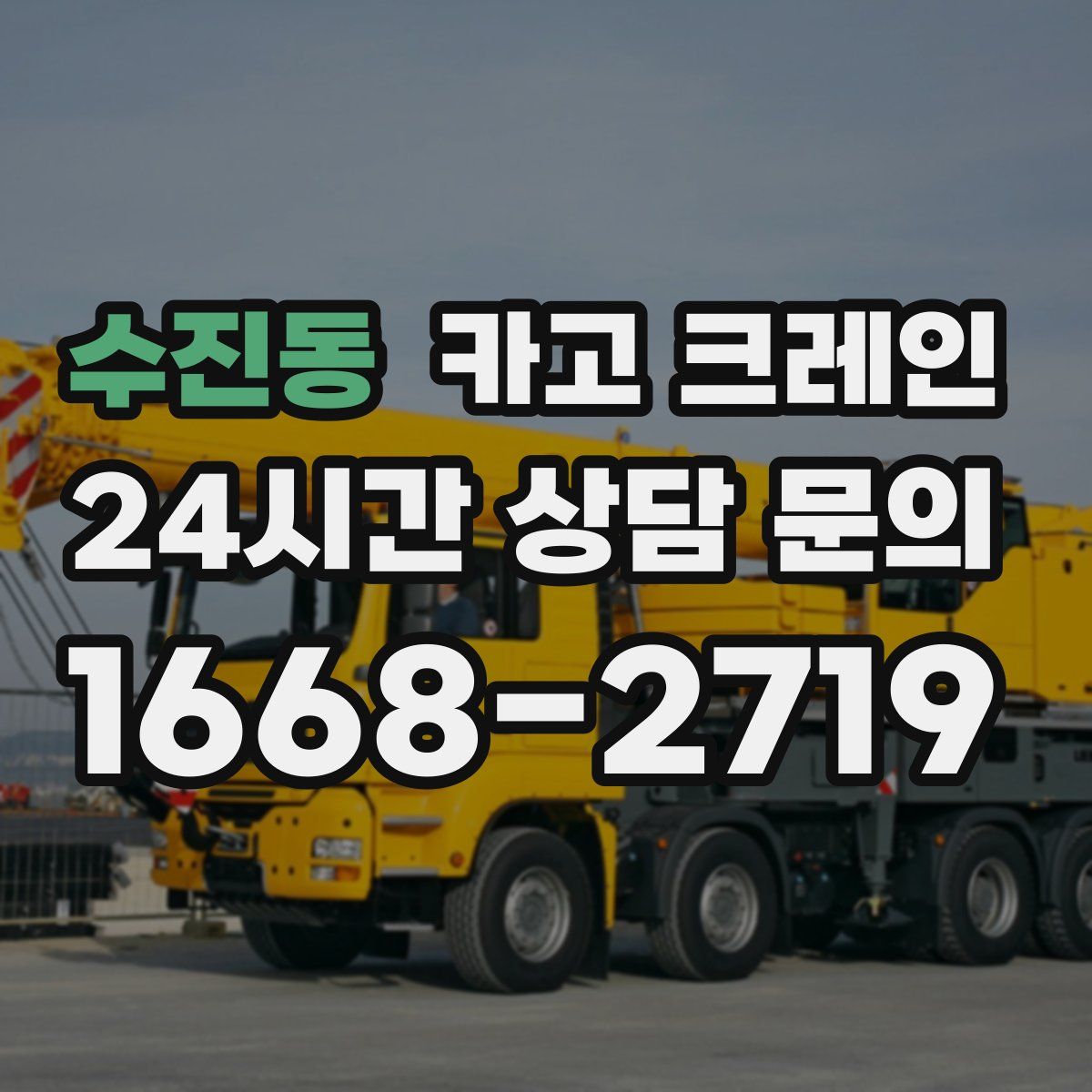 수진동 카고 크레인