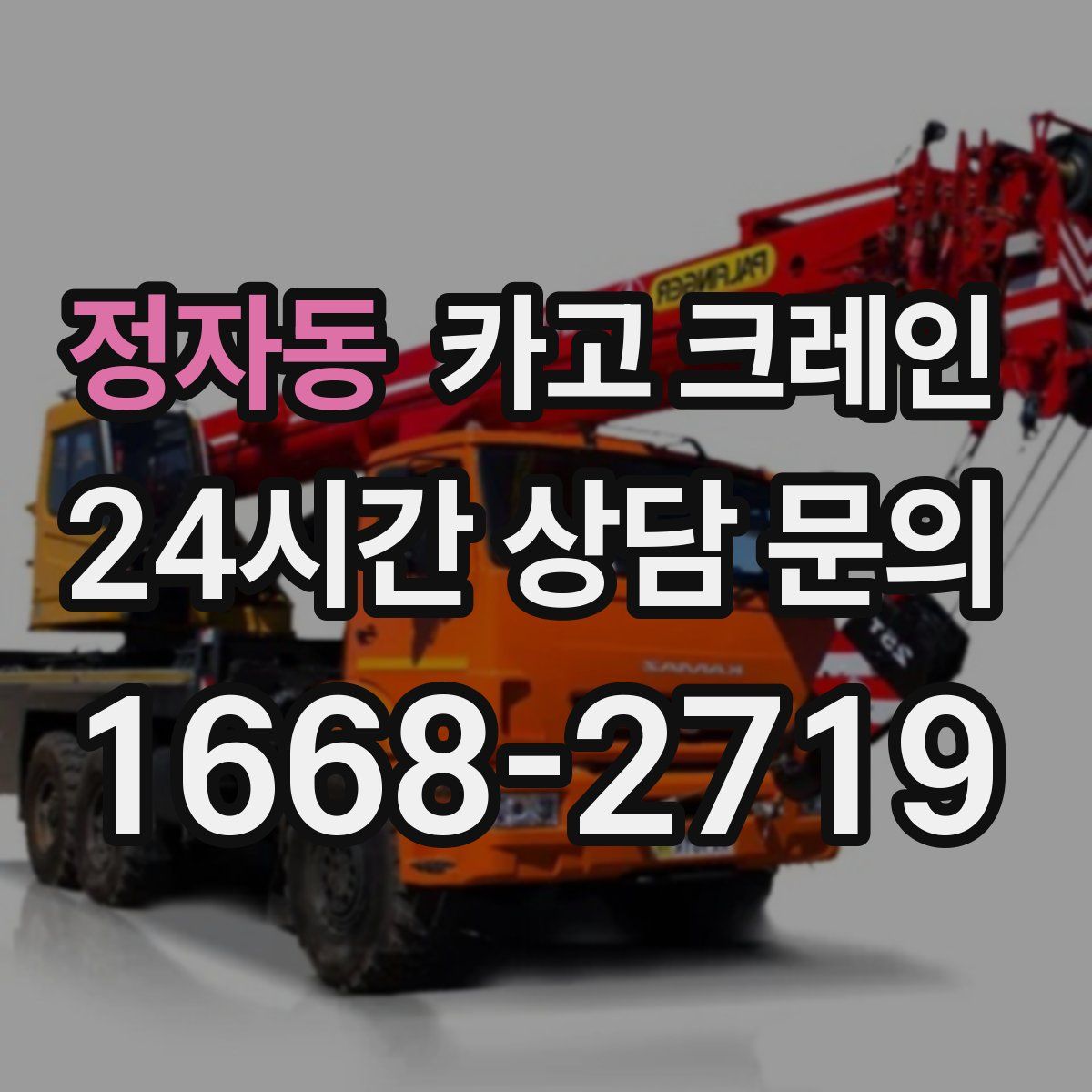 정자동 카고 크레인