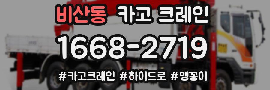 비산동 크레인 작업