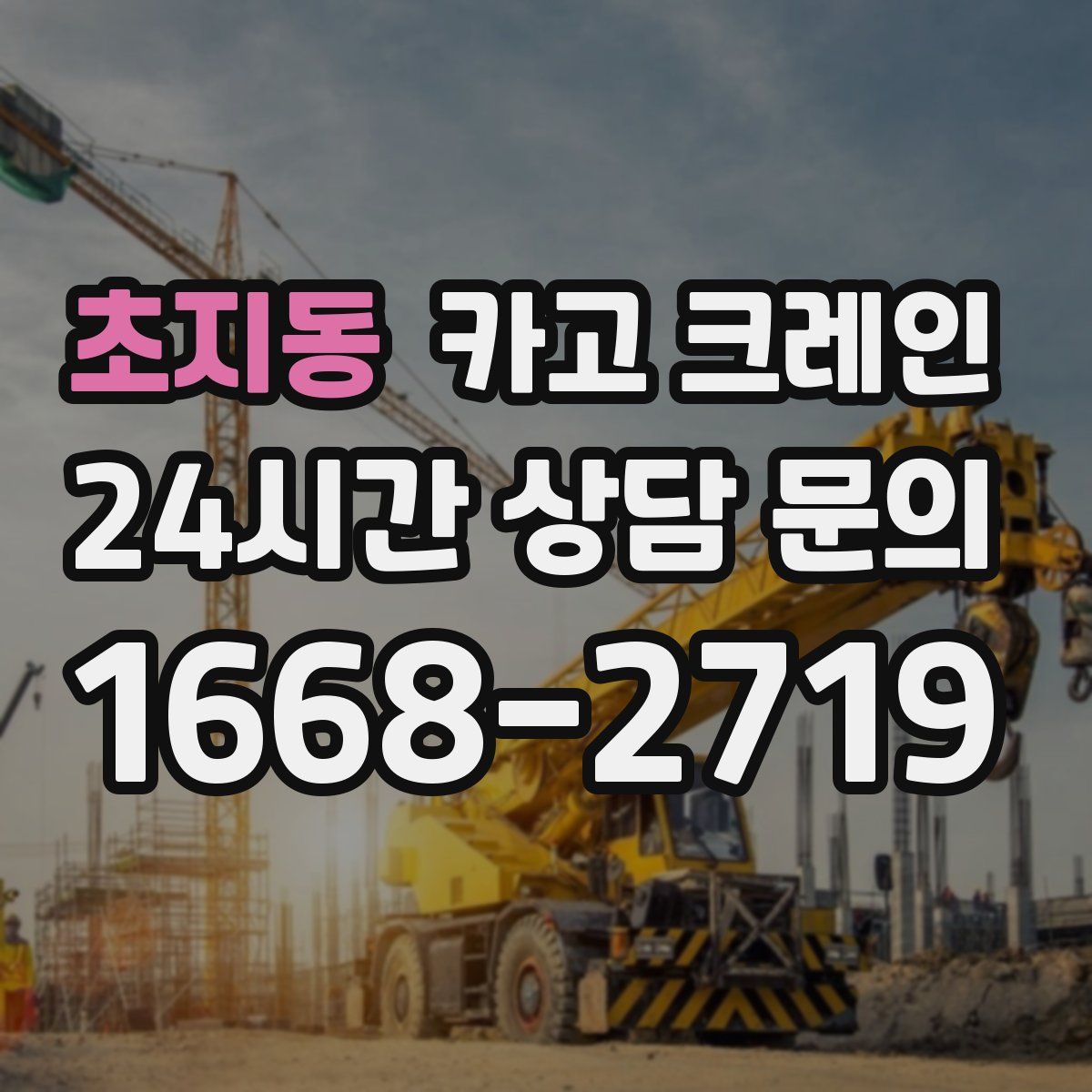 초지동 카고 크레인