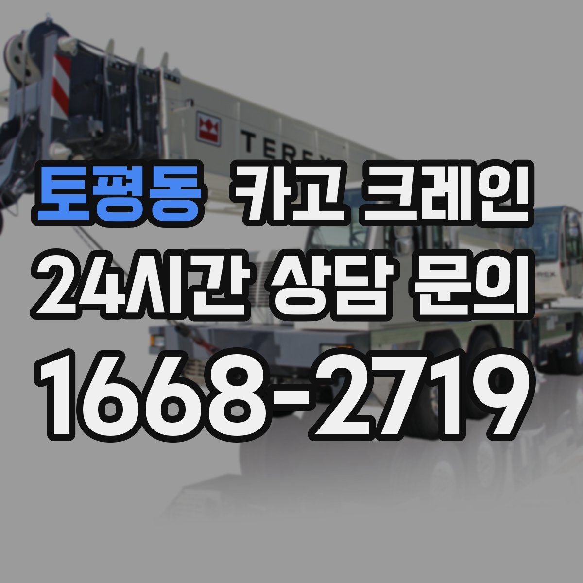 토평동 카고 크레인