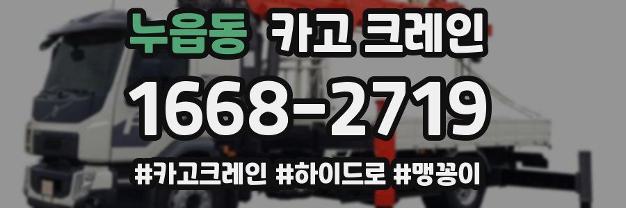 누읍동 크레인 작업