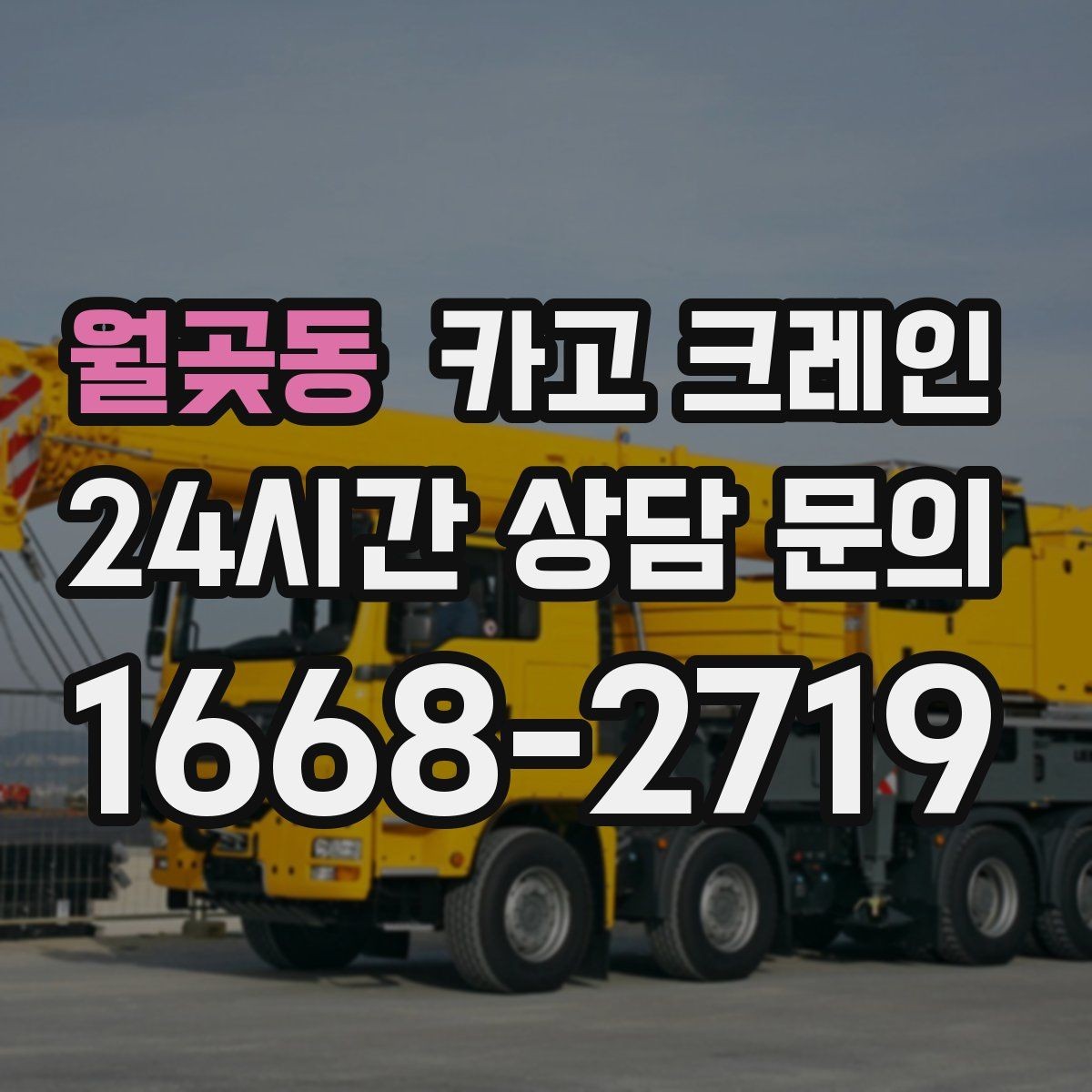 월곶동 카고 크레인 무전기 사용으로 사고 줄이기
