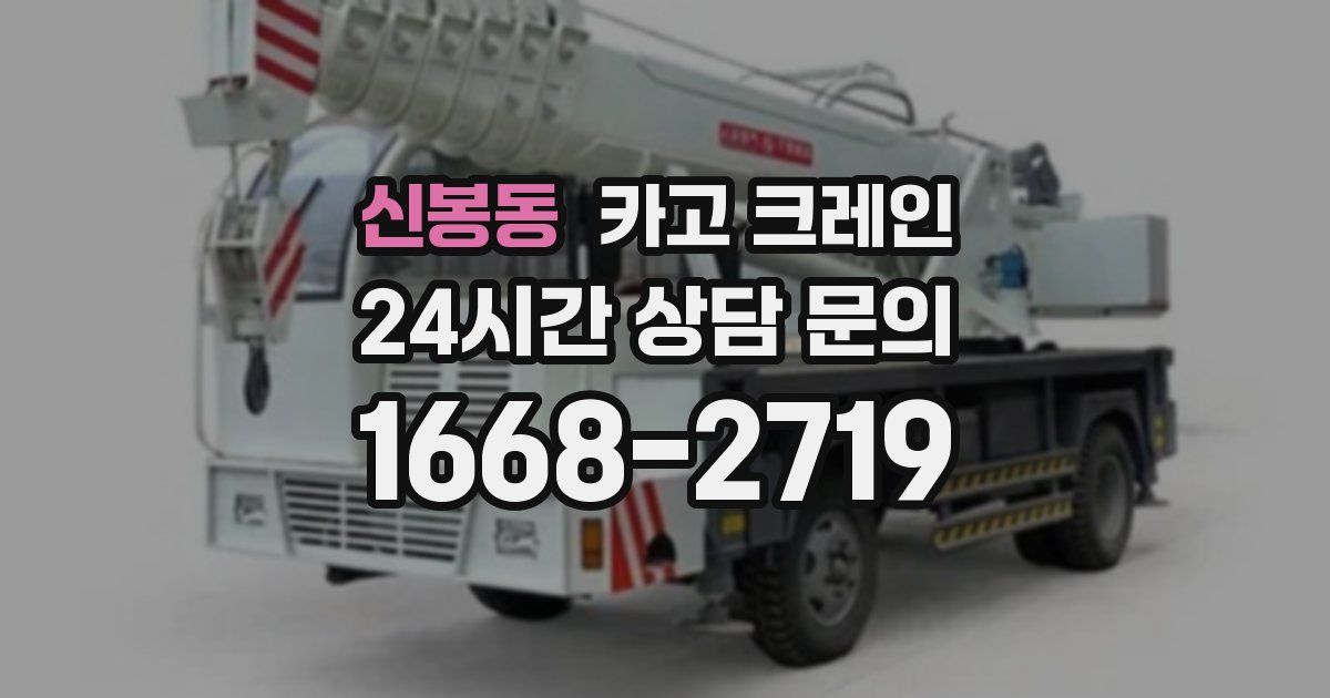 신봉동 크레인