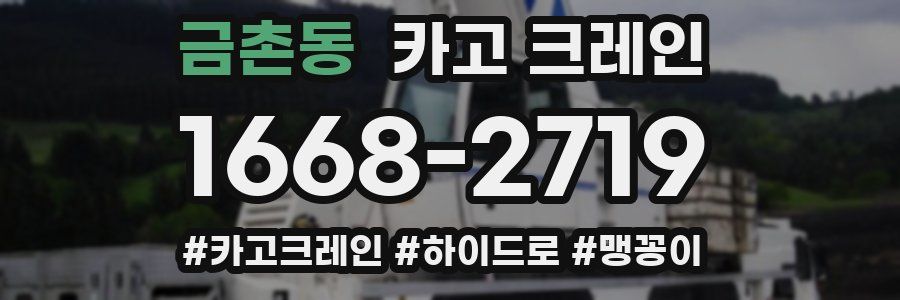 금촌동 크레인 작업