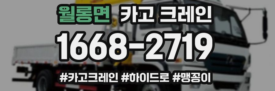 월롱면 크레인 작업