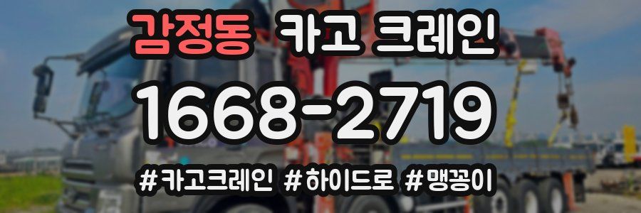 감정동 크레인 작업