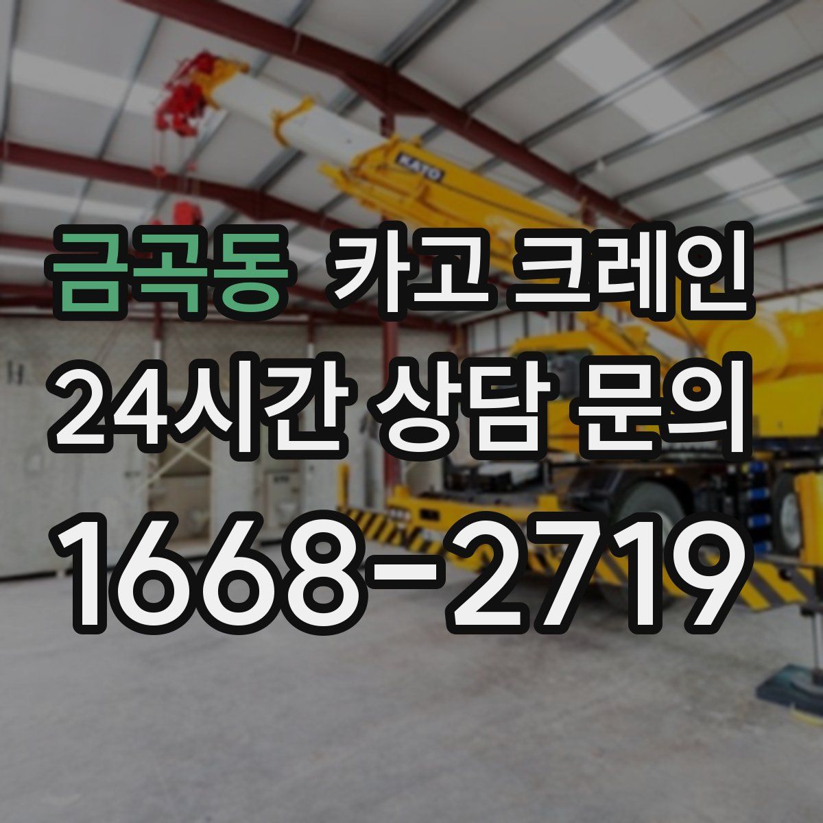 금곡동 카고 크레인