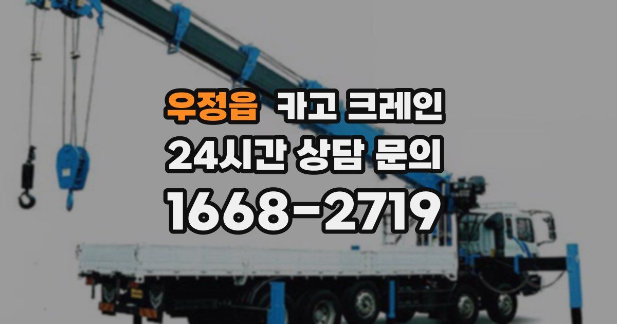 우정읍 크레인