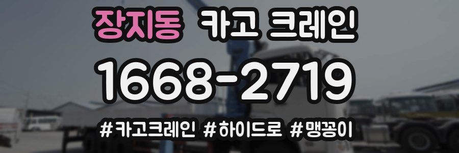 장지동 크레인 작업