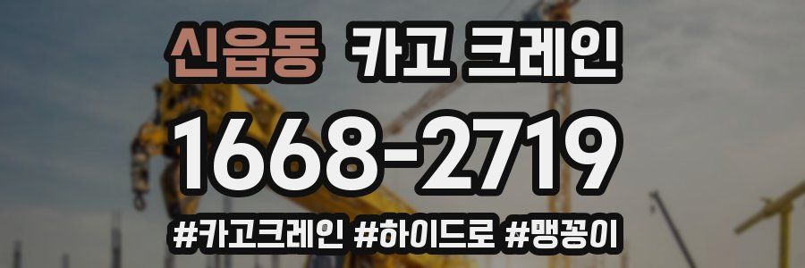 신읍동 크레인 작업