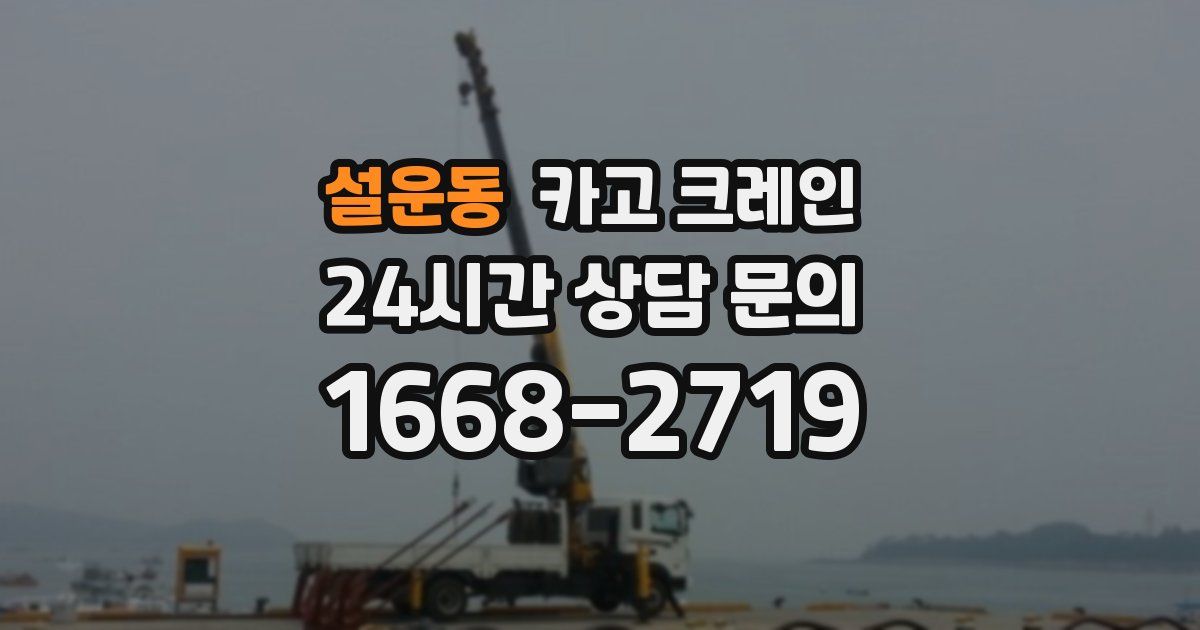 설운동 크레인