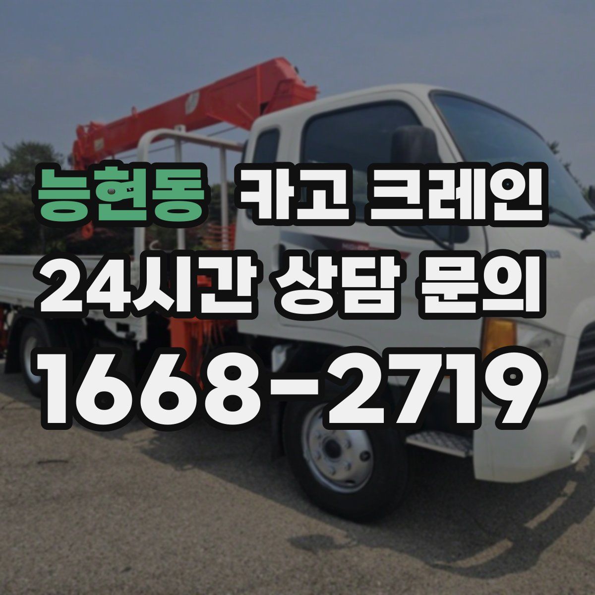 능현동 카고 크레인