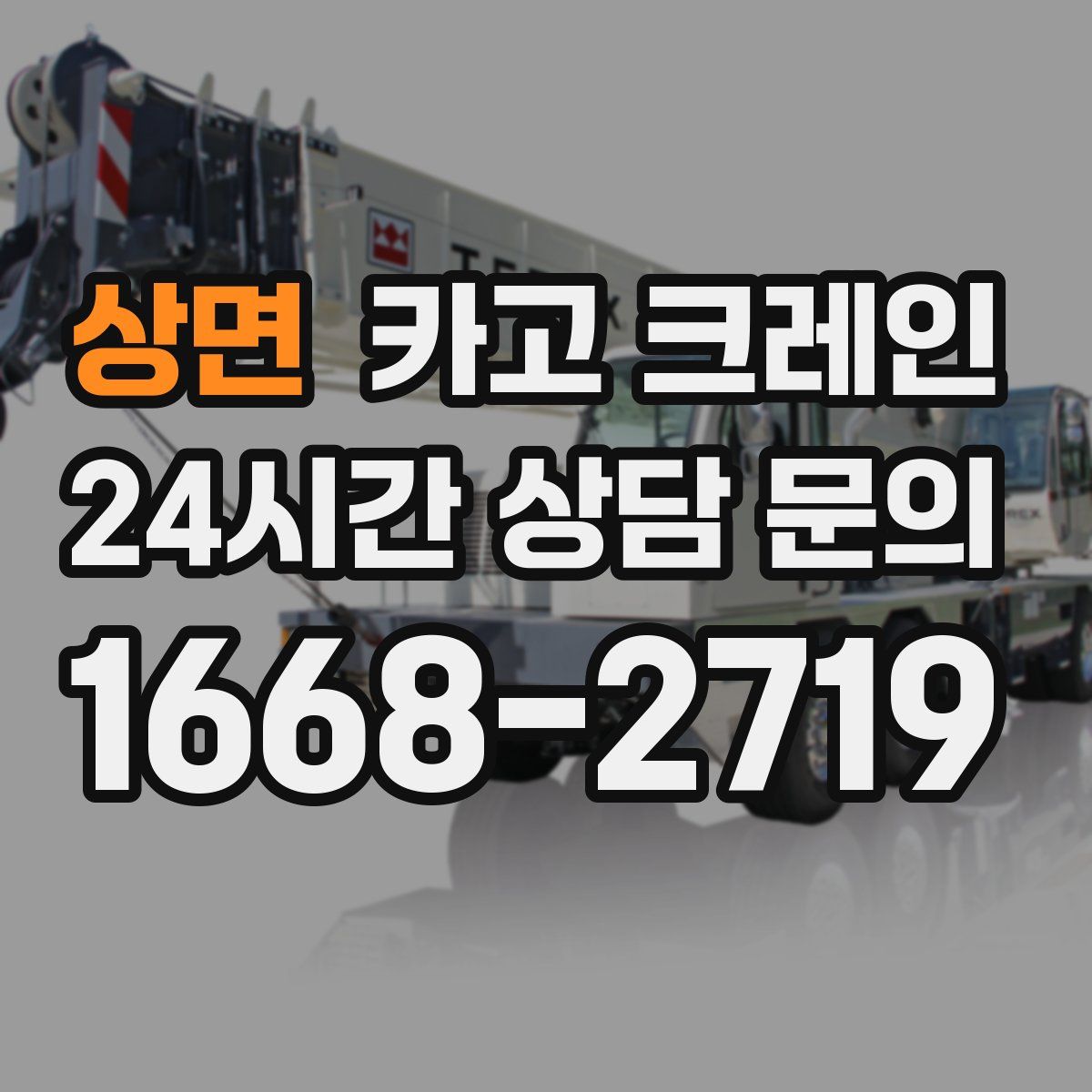 상면 카고 크레인