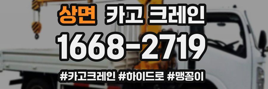 상면 크레인 작업