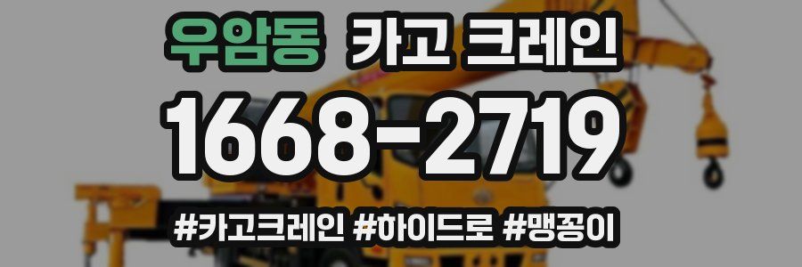 우암동 크레인 작업