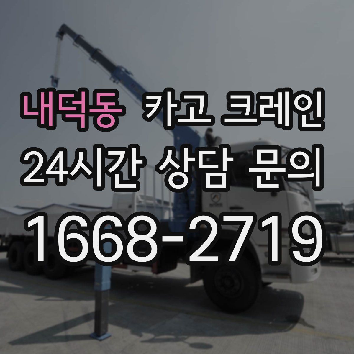 내덕동 카고 크레인