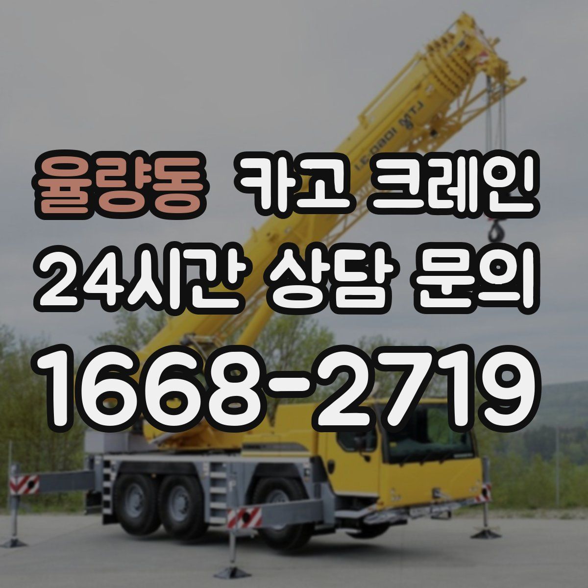 율량동 카고 크레인
