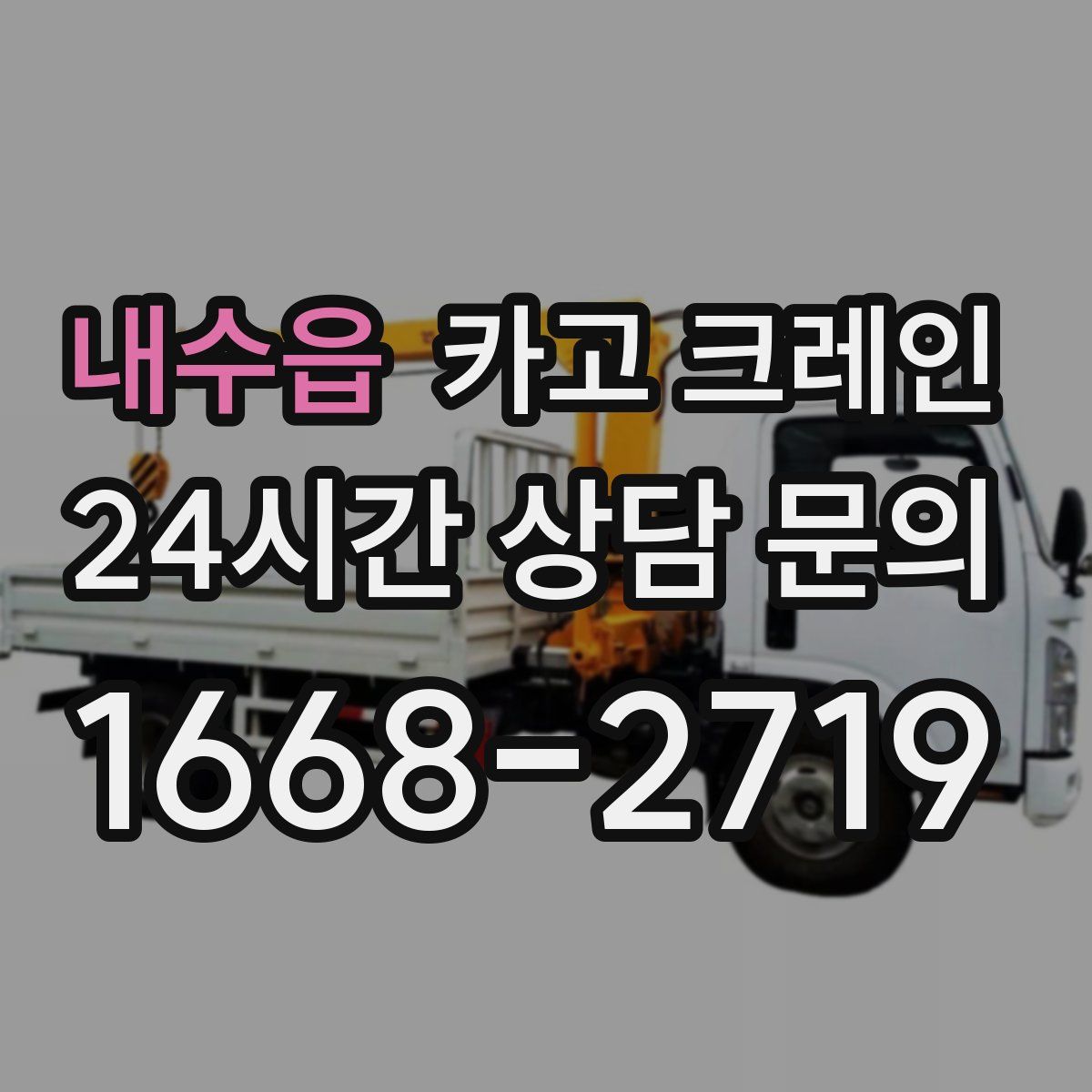 내수읍 카고 크레인