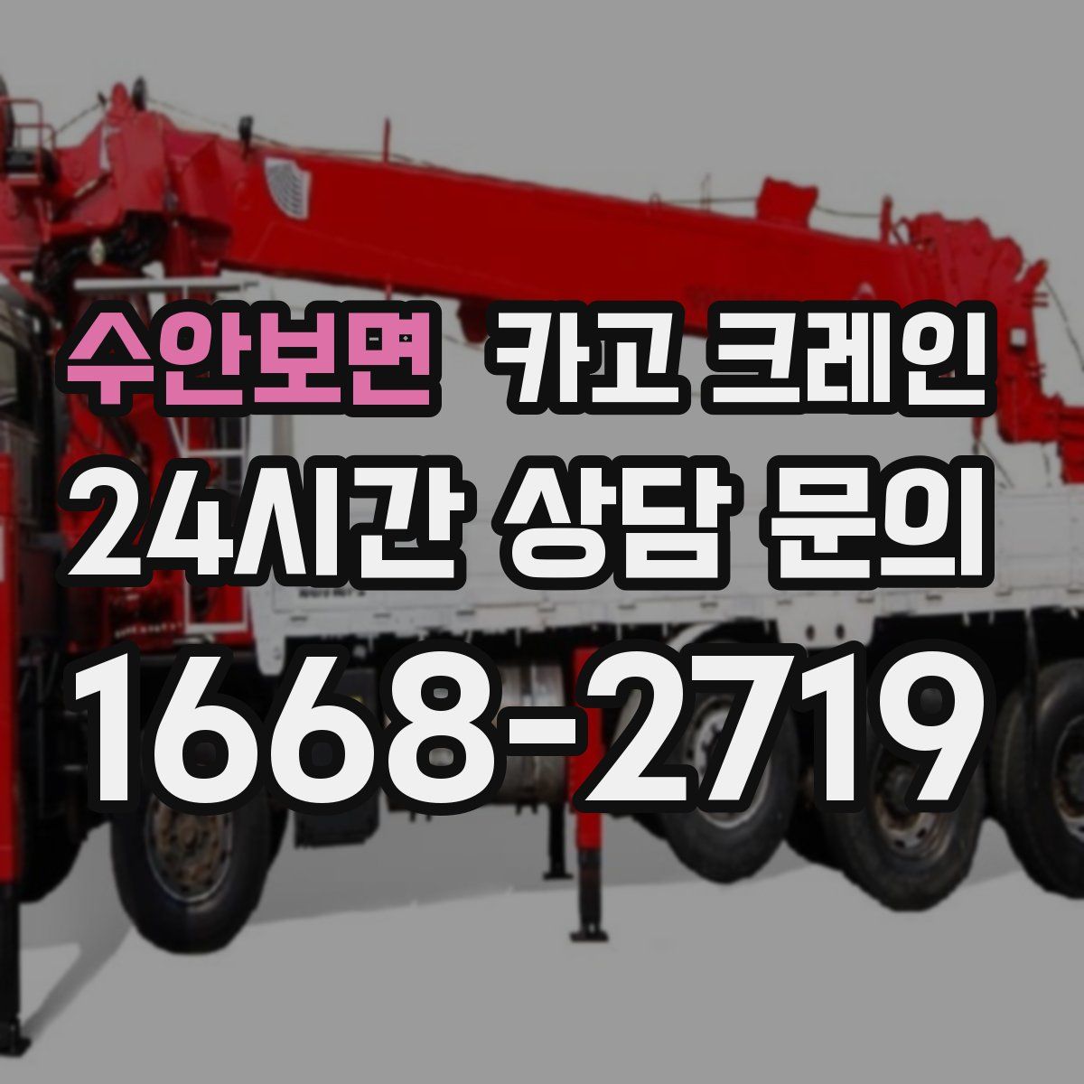 수안보면 카고 크레인