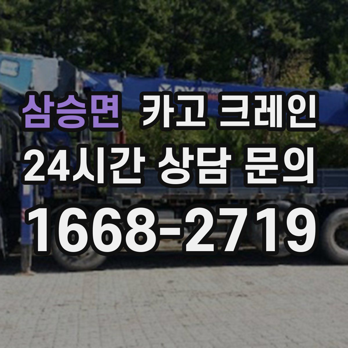 삼승면 카고 크레인