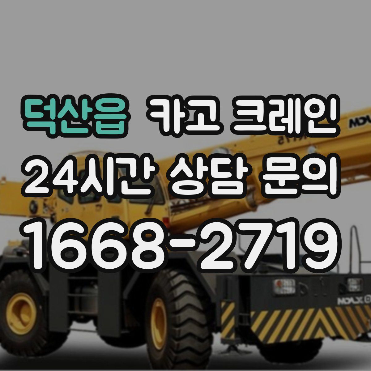 덕산읍 카고 크레인