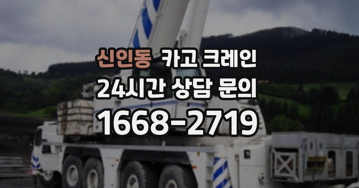 신인동 크레인